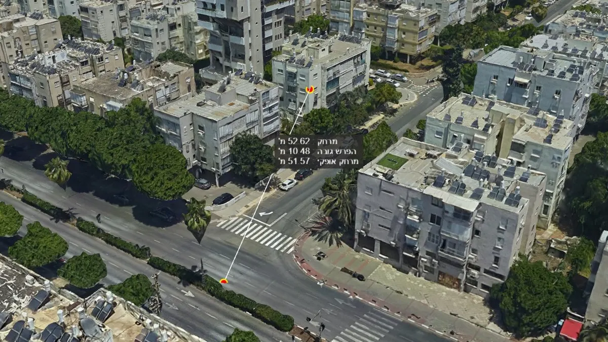 רעש עבודות בנייה — צילום אוויר של פרויקט הרקל, ארלוזרוב תל אביב