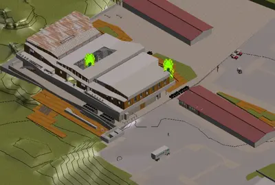 מדידות אקוסטיות — בניין הכולבולית